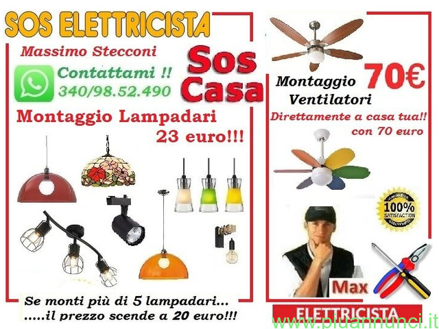 Elettricista lampadario Casilina Prenestina Roma - 1
