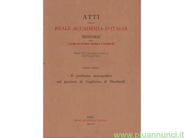 Atti della reale accademia d'italia, serie vii, volume i, fascicolo 4   il problema st - 1