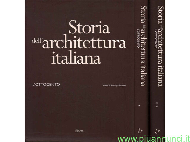 Storia dell'architettura italiana, l'ottocento '2 volumi' - 1