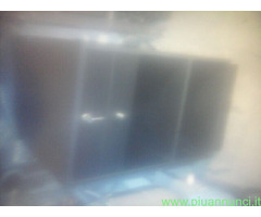 Cassettiere in laminato nero opaco con chiave - 1
