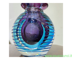 Vetro murano vaso sommerso anni 70 Flavio Poli  . - 4