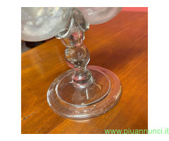 Vaso Ampolla gemina in vetro Murano Venezia 1780 . - 4