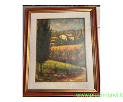 Quadro con paesaggio Lo Scalzo  del '92 - 1