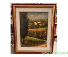 Quadro con paesaggio Lo Scalzo  del '92 - 3