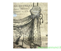 Antica incisione Alberogenealogico famiglia Stuart - 2