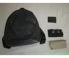 ZAINO IN PELLE+OCCHIALI-SOLE+P-CARTE ORIG-ARMANI