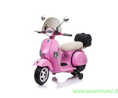 VESPA PX FULL CELESTE CON BAULETTO 12V