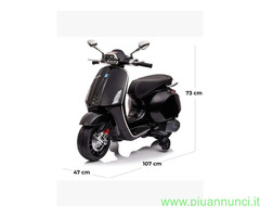 Vespa Sprint Scooter Elettrico Batteria 12 V NERO