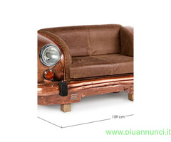 DIVANO AUTO DESIGN VINTAGE INDUSTRIAL COLOR RAME