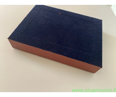 Svuota tasche in legno e argento