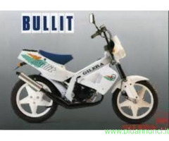 Gilera bullit bianco verde arancione kit adesivi
