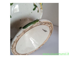 Coppa  vintage  da collezione in ceramica  maiolic