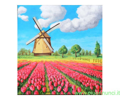 Pittura ad'olio - ricordo vacanze