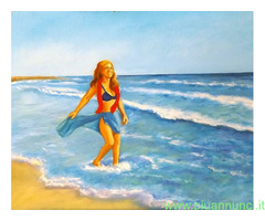 Pittura ad'olio - ricordo vacanze