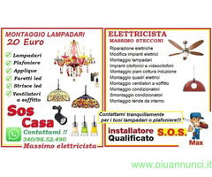 Elettricista montaggio kit videocitofoni roma