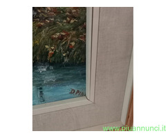 Quadro firmato Delfino  Pini   (1922-1995)  realiz