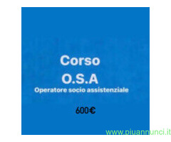 OSA- Operatore Socio Assistenziale 100% Online