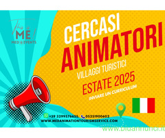 MED@EVENTS srl cerca  Animatori per villaggi  nel settore Turismo con  esperienza