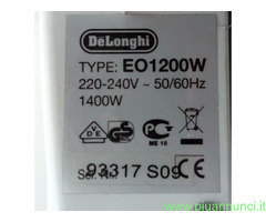 Fornetto elettrico De Longhi 1400 watt