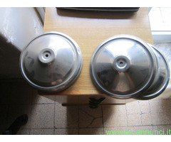 BORCHIE CROMATE+RUOTA SCORTA D EPOCA X FIAT 500 F