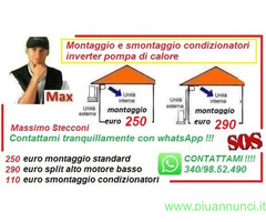 Montaggio condizionatore pomezia santa procura