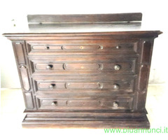 Vero grande antico comò cassettone cassettiera 800