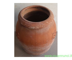 Antico Vaso Orcio Ziro in terracotta Toscano