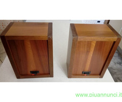 Casse acustiche in legno Noce Italiana 50 Watt con