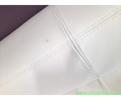 Divano letto matrimoniale bianco come nuovo 225cm