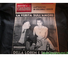 Riviste Sorrisi e Canzoni anni 50 .