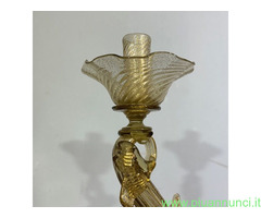 Coppia di candelabri /Candelieri vetro Murano