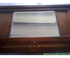 Specchiera Antica in legno Noce Bionda lucidata