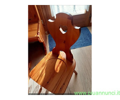 Sedie tirolesi  legno grezzo