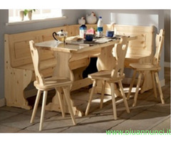 Angolo panca 133x173 in pino naturale