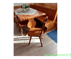 Sedie tirolesi  in legno grezzo