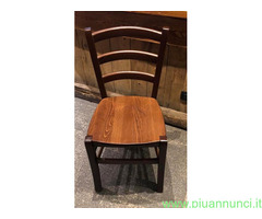 Sedie arte povera  legno massello  su ordinazione