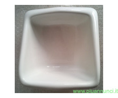 Portasapone Ceramica da incasso bianco in perfetto