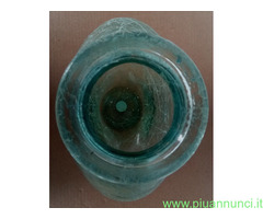 Grande vaso in vetro Verde-Azzurro di forma ovoida