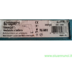 Makita Avvitatore modello 6018d completo di valige