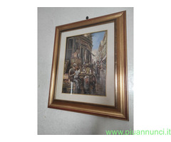 Quadro con vecchio che legge