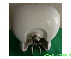 Lavandino Ceramica di forma Ovaloide bianco