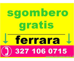 Sgombero tutto ferrara e provincia 3274492233