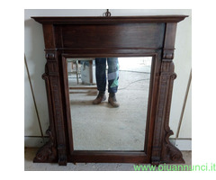 Specchiera Antica in Legno divisibile