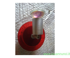 Faretto orientabile alogeno a 220 volt completo