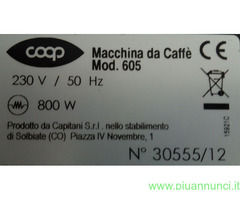 Macchina caffè fior fiore Coop modello 605