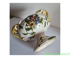Coppa  vintage  da collezione in ceramica  maiolic