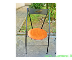 Set N°4 sedie pieghevole Calligaris design anni