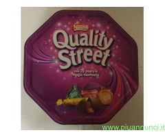 Quality Street scatola latta esagonale grande