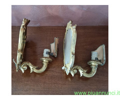 Coppia di piccole appliques d'antan ,cornice sagom