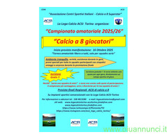 Calcio a otto giocatori : Campionato 2025/26